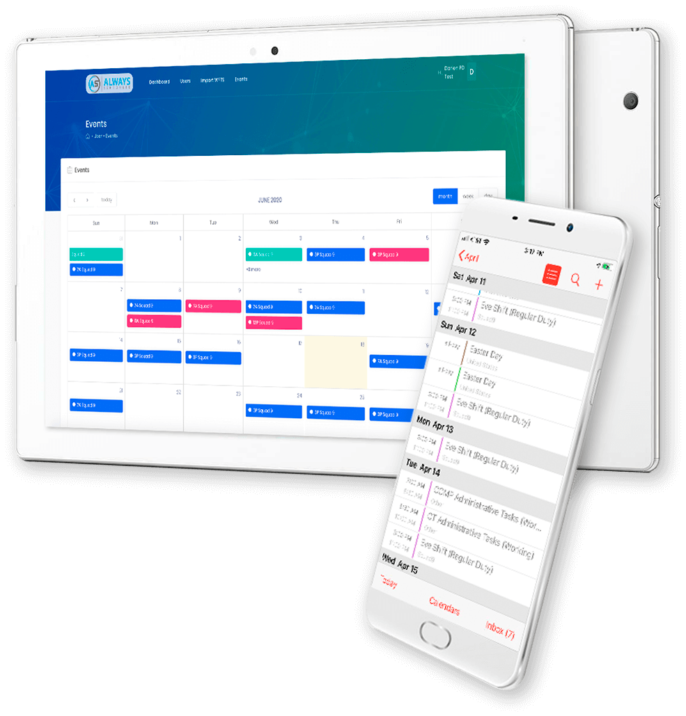 services on mobile & tablet